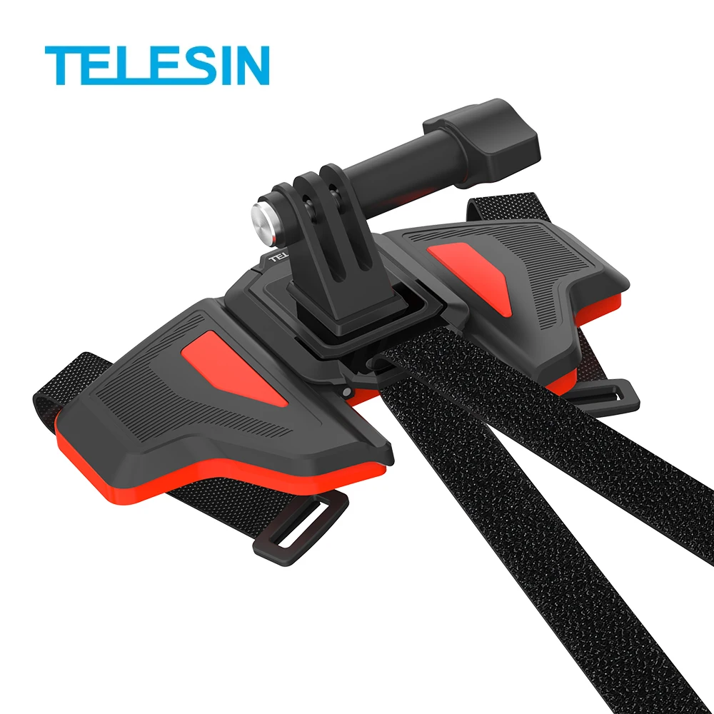 

TELESIN Motorcycle Helmet Mount for Gopro Hero 13 12 11 10 9 8 Insta360 Ace Pro DJI OSMO Action 5 4 3 Action Camera Accessories