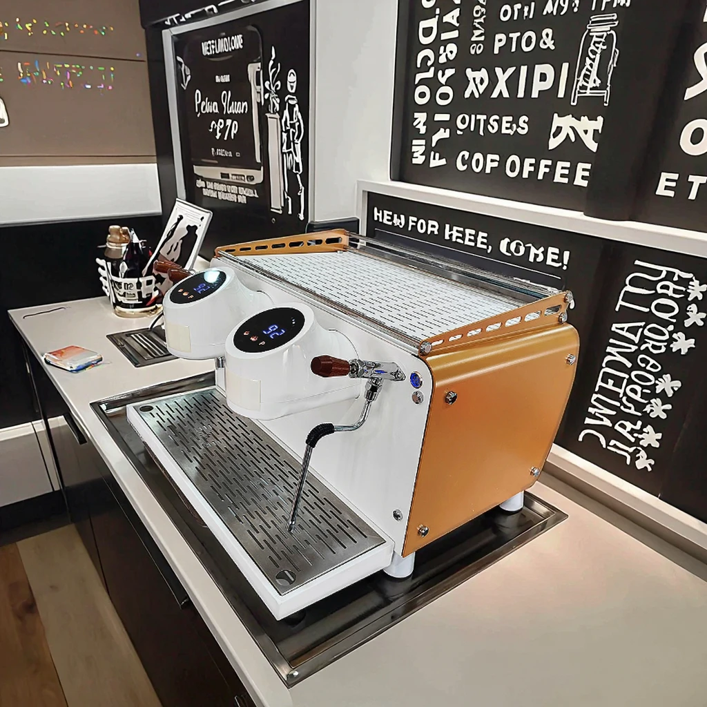 Commercial Espresso Machine 9BRs Double Group PID 3 Separate Boiler Programmable For Cafe Restaurant Electric Power