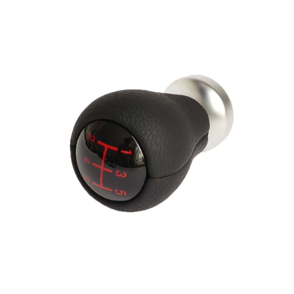 Car Manual Leather Gear shift Knob Lever Handball 12345R 10mm Inner Hole 437111Y100AHV For Kia Picanto Morning 2012-2015