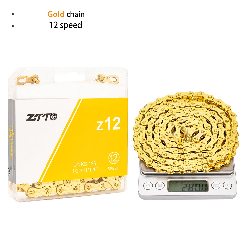 ZTTO 12 Geschwindigkeit Kette Mountain Road Bike Strom 12 v MTB Fehlende Link Fahrrad 12 S Power Lock Hohe Qualität 126 Links Für K7 System