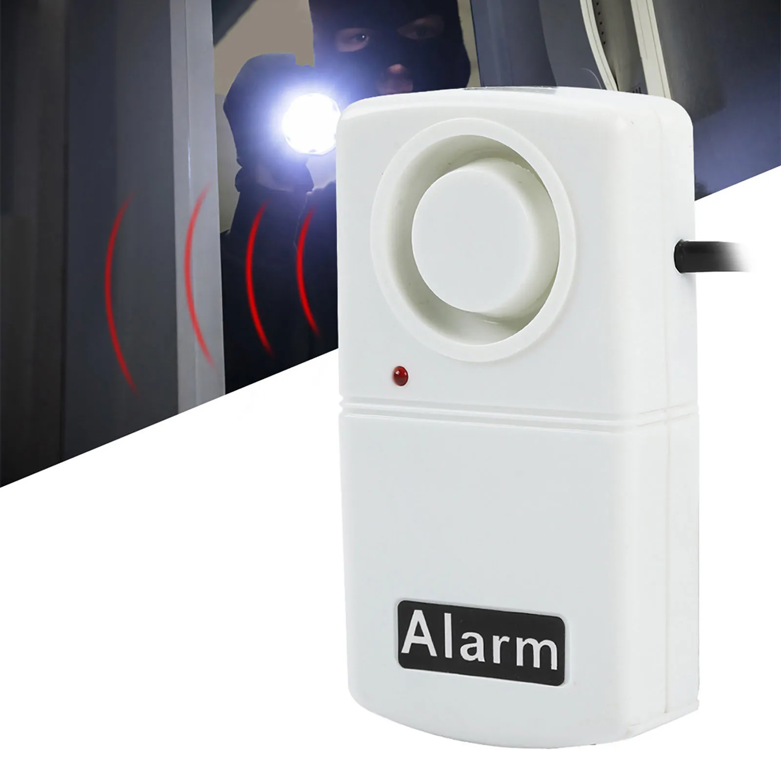 Automatic Power Cut Failure Alerter LED Indicator Smart 120db Outage Alarm Warning Siren Needs 9V Battery Power Failure Alarm