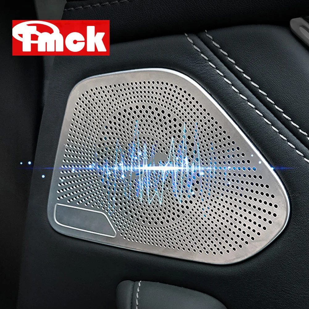 NEW For Mercedes Benz CLS Class C257 AMG GT50 2018-2023 Stainless Steel Car Accessories Front Rear Door Audio Speaker Cover Trim