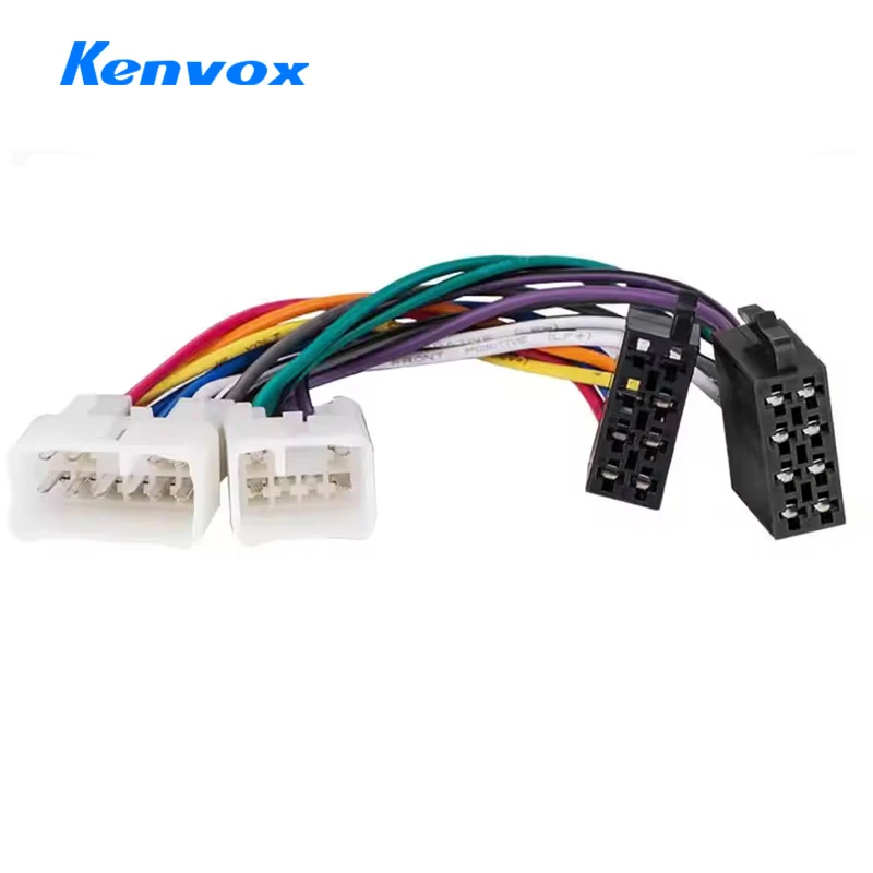 Car Radio ISO Wiring Harness Adapter ISO Car Radio Wiring Harness Stereo Plug Adapter For Toyota Camry Echo Hilux Kluger