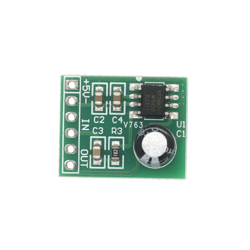 Mini XPT8871 Mono Stereo Lithium Battery Power Amplifier Board 6W Sing Machine Module 3v 5v 5W Audio Output Input
