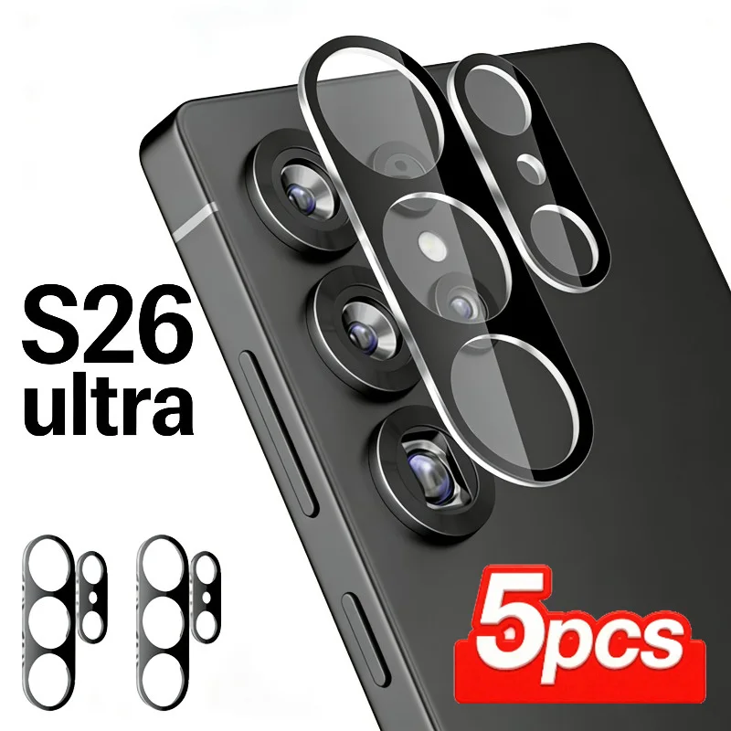1-5Pcs Tempered Glass Camera Lens Protector For Samsung Galaxy S26 Ultra S26+ S 26 Plus S26Ultra 5G Full Cover Rear Lenses Film