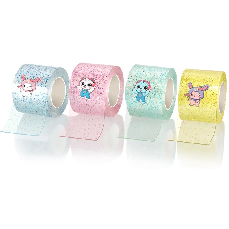 Blowable Bubble Tape Non-marking Double-sided Adhesive For DIY Craft Pinch Toy Making Reusable Color High Sticky Nano Tape