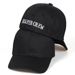 Unisex Rear Seal REAPER CREW Embroidery Baseball Caps Spring And Autumn Outdoor Adjustable Casual Hats Sunscreen Hat