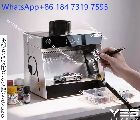 Paint Booth Workstation, Model Craft Station, Water Curtain Purification Unit, Hobby Processing Auxiliary System