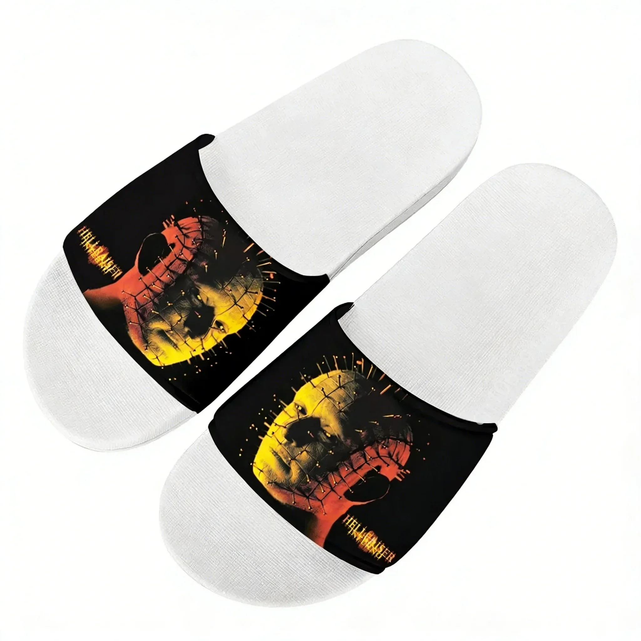 

Johnny Hallyday Slippers Man Woman Boy Girl Tailor Made Slides Sandals Photo Text Customized Bath Shoes Water Shoe White