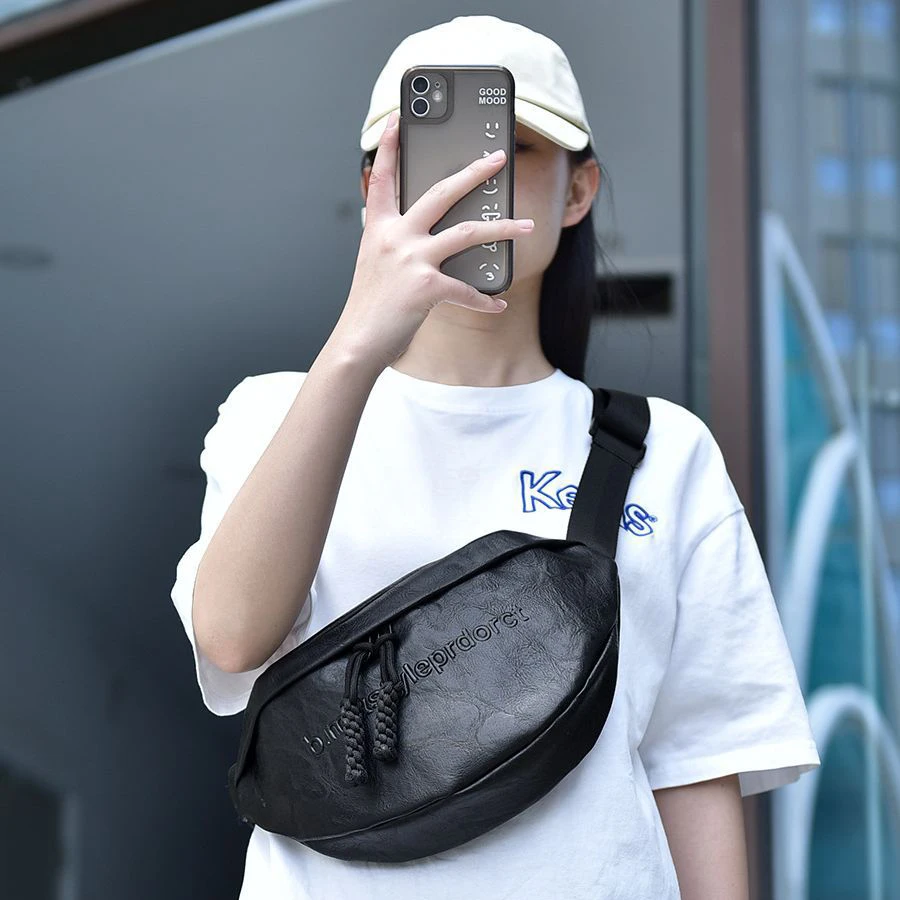 luxury Brand Female Daily Street Waist Bag Fashion Lady Fanny Pack Unisex Designer Crossbody Chest Bag Men Half Moon Belt Bags