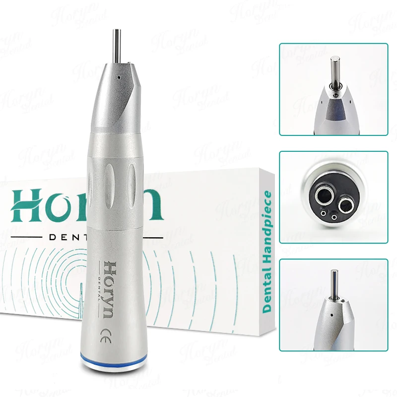 Electric Micro motor 1:1 inner water spray fiber optic led straight surgical dental handpiece with low speed