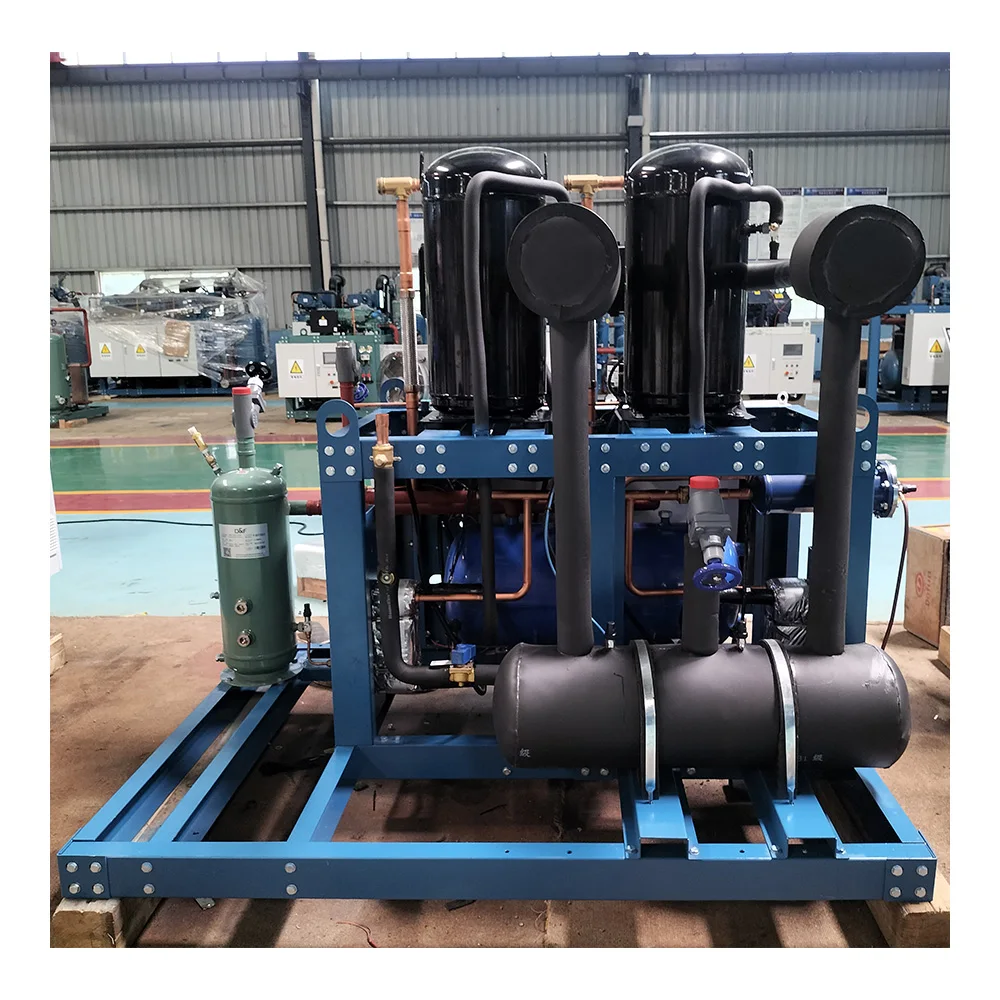 20HP Semi-Hermetic Piston Condensing Unit R404A for Large Cold Storage