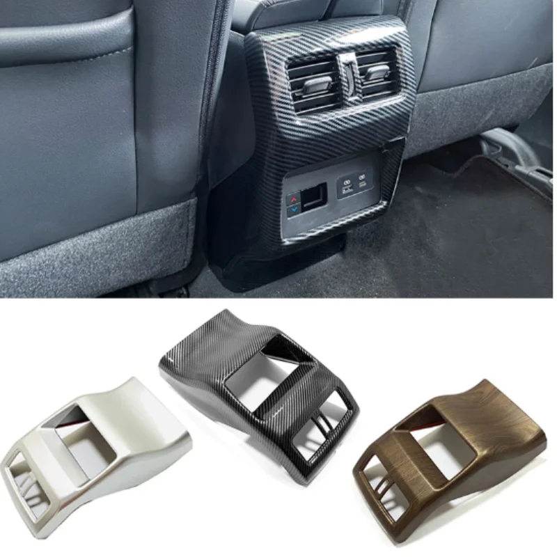 

Abaiwai 3d sticker For Nissan X Trail T33 Rogue 2021-2023 Abs Carbon Car Rear Seat Air Conditioner Outlet Trim Frame Interior