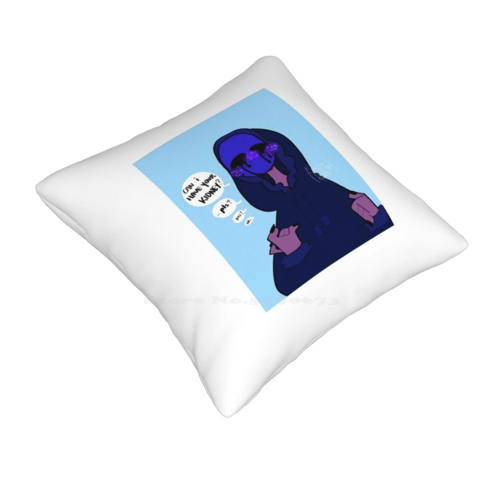 Can He Have Your Kidney ? Home Sofa Car Cushion Cover Pillowcase Eyeless Jack Creepypasta Ej