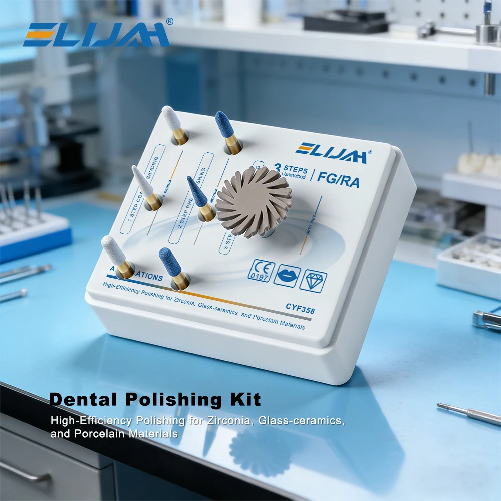 

Набор для полировки зубов из диоксида циркония (7 шт./упаковка) с содержанием алмазов ≥20%, FG 1.6 мм, полировочные насадки для фарфора и стеклокерамики, стоматологические материалы