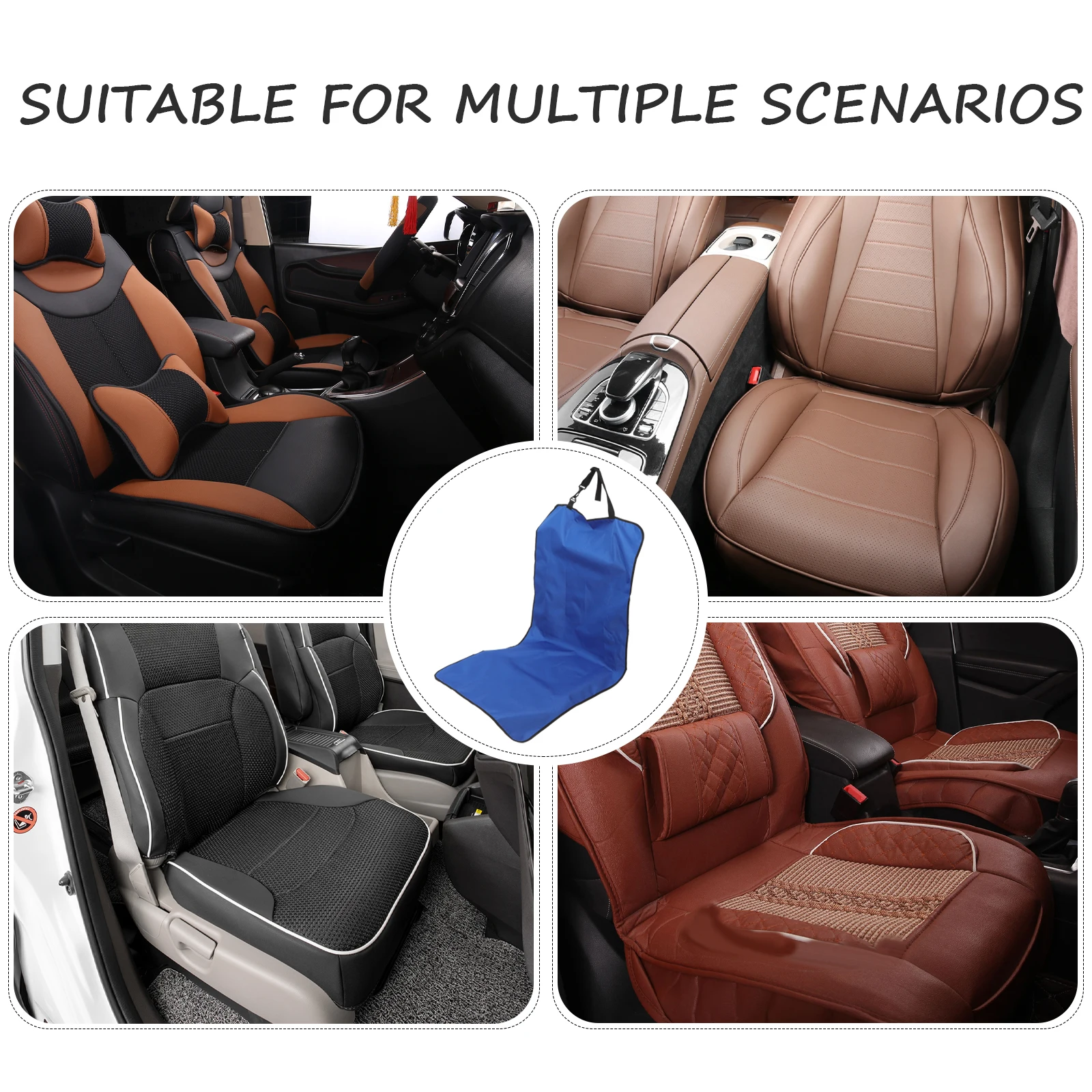 

Waterproof Car Seat Cover 106x49cm Single Oxford Cloth for Dogs Pet Mat Seat Protector Rear Front Trunk Use Dog Travel