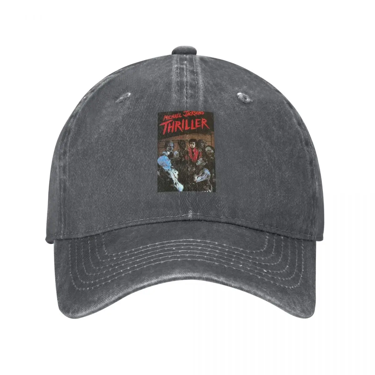 Pop Music Michael J-JacksonBaseball Caps Fashion Washed Denim Hats Outdoor  Sports Baseball Cowboy Hat for Men Women