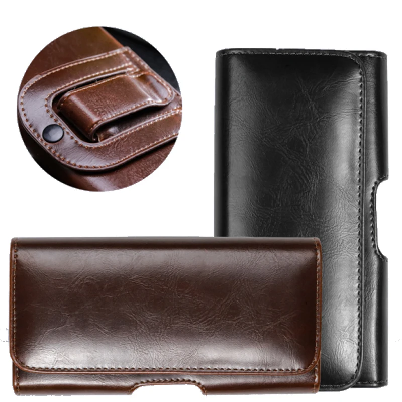 

For Samsung Galaxy Xcover 4S Fashion Case Leather Holster Vintage Belt Clip Phone Pouch Cover Waist Camping Hiking Outdoor Bag