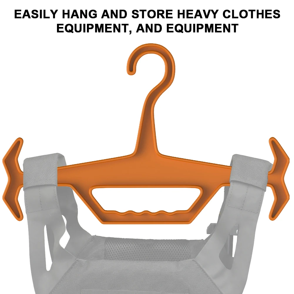 Heavy Duty Hanger Anti-Slip Tough Hook Hanger Plastic Body Armor Coat Hanger for Body Armor Scuba Survival Equipment