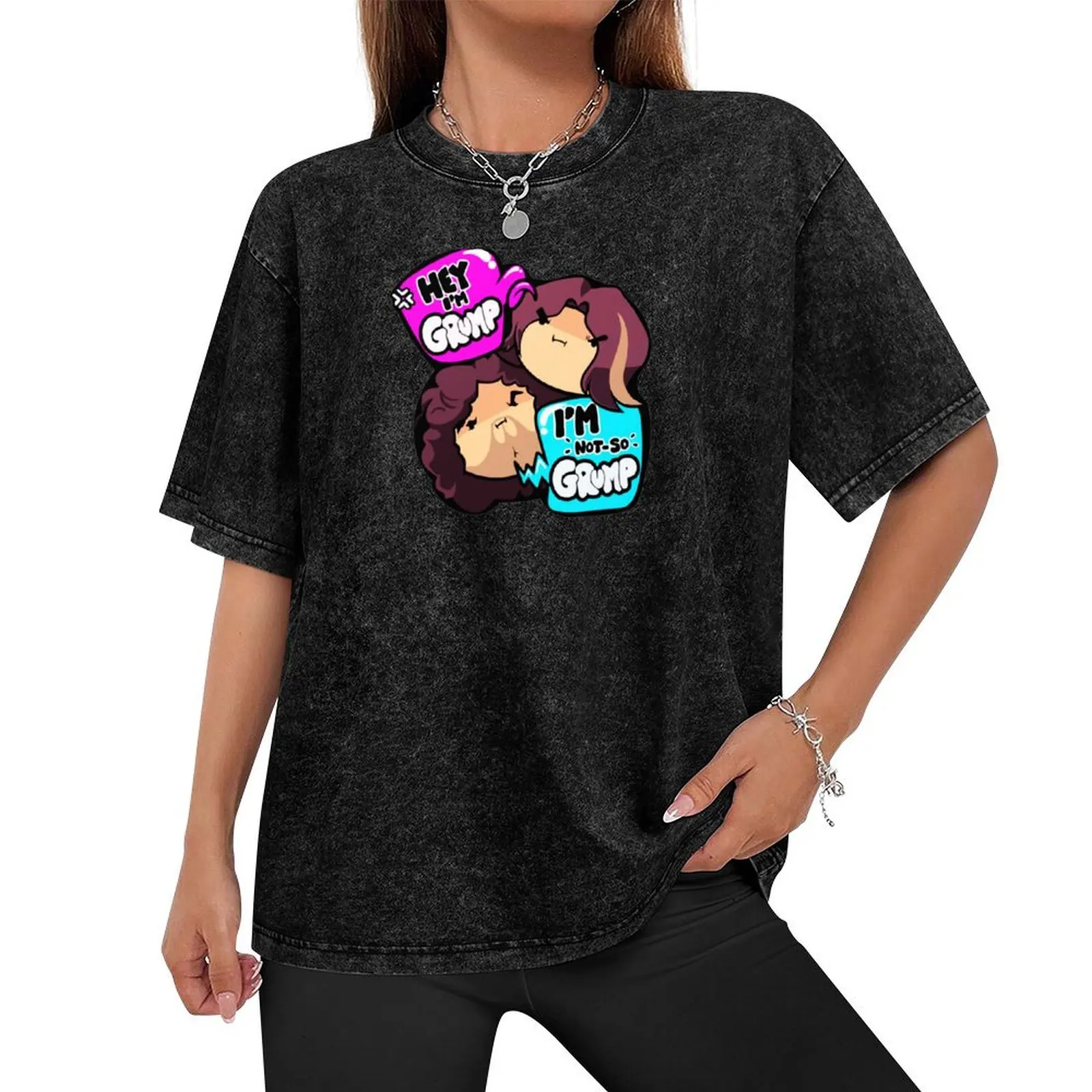 Game Grumps Hey Im-Grump T-Shirt quick-drying korean fashion graphic t shirt vintage cotton t shirt men