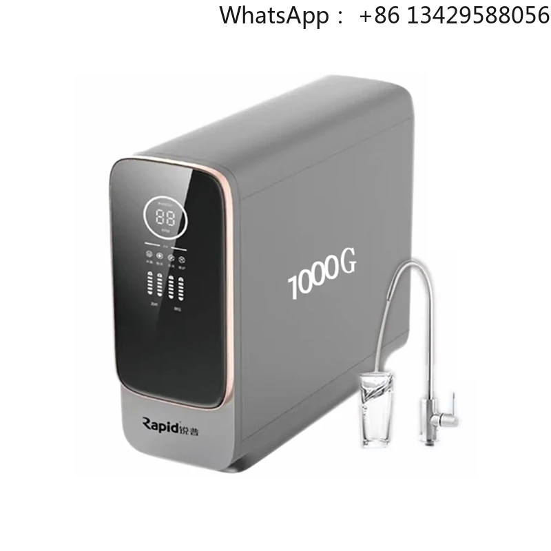 

Electric 800 Gpd RO Water Purifier Tankless Under-Sink Reverse Osmosis System Self-Cleaning Feature Home Outdoor Drinking Water