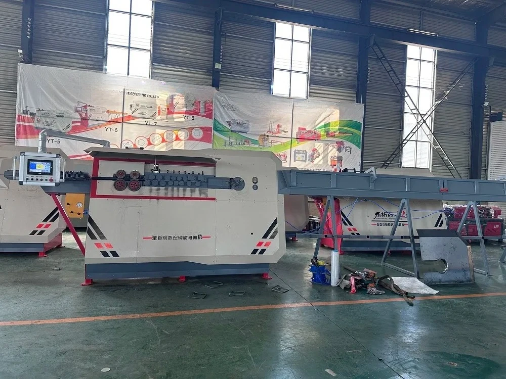 

Автоматический станок YG с ЧПУ для гибки и резки арматуры 16 мм, для изготовления хомутов и гибки стальной проволоки