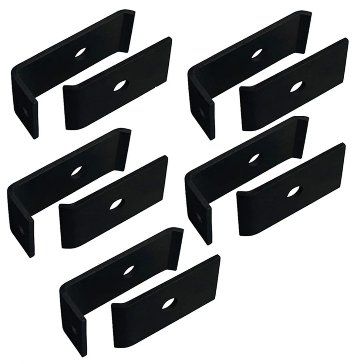 AA25 Mounting Set for Grid Mats, for Attaching to Walls or Posts,Double Rod Mesh Fence Posts,for Double Rod Mesh Fence