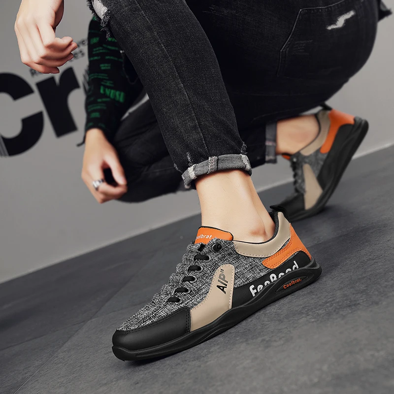 

Summer Men's New Loafers Flat Canvas Breathable Casual Board Shoes Soft Soled Sports Running Shoes for Men Tenis Para Hombre