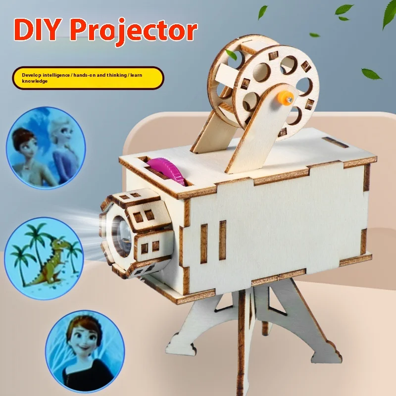Kit de modèle scientifique en bois à faire soi-même, jouet d'expérimentation scientifique pour enfants, jouet éducatif de physique, cadeau idéal