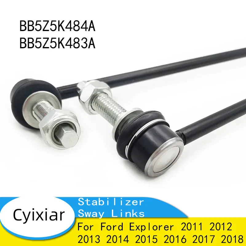

New Front Stabilizer Sway Bar Links 2pcs Set for Ford Explorer 2011 2012 2013 2014 2015 2016 2017 2018 BB5Z5K484A BB5Z5K483A