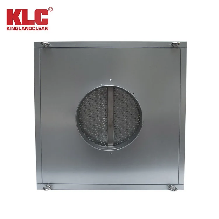 غرفة نظيفة فلتر DOP HEPA مع غطاء محرك السيارة/فلتر الهواء مع منفذ اختبار DOP/H13