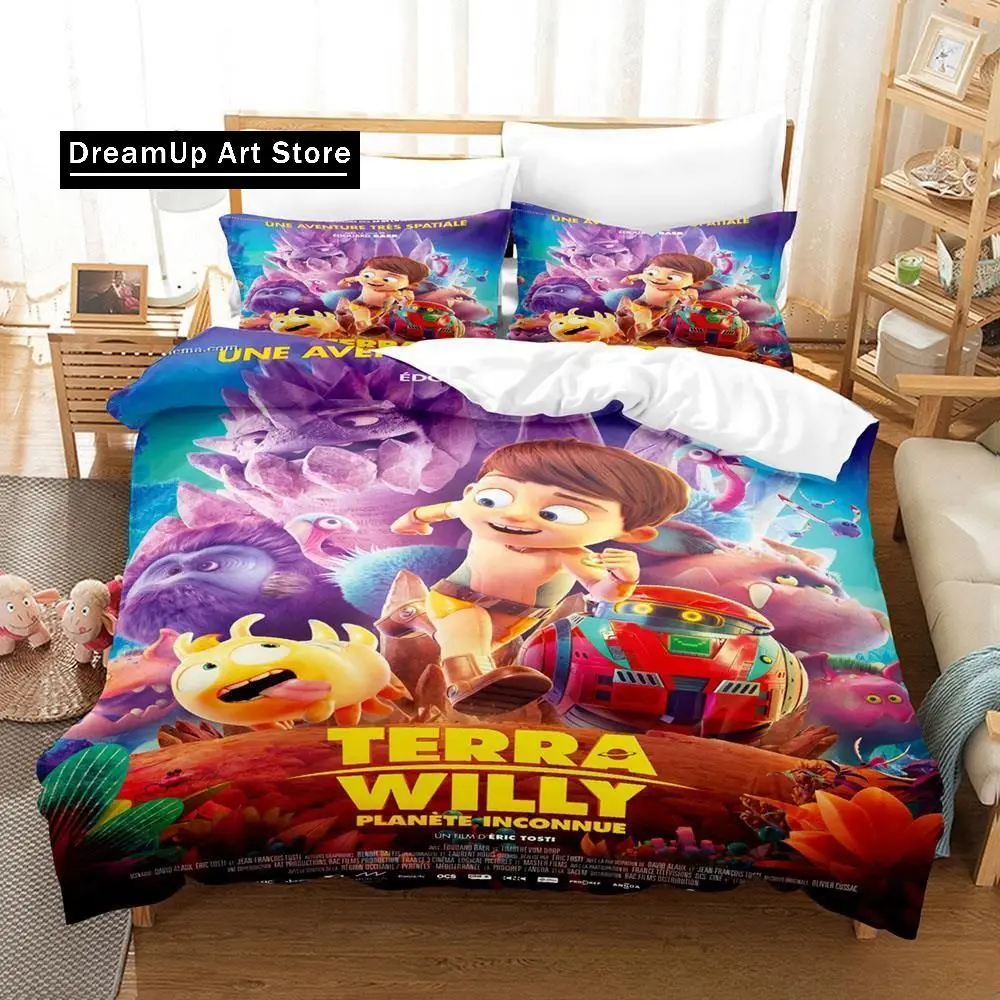 3D Print Game Terra Willy Astro Kid Bedding Set Boys Girls Single Twin Queen Full Size Duvet Cover Pillowcase Bed Adult Bedroom