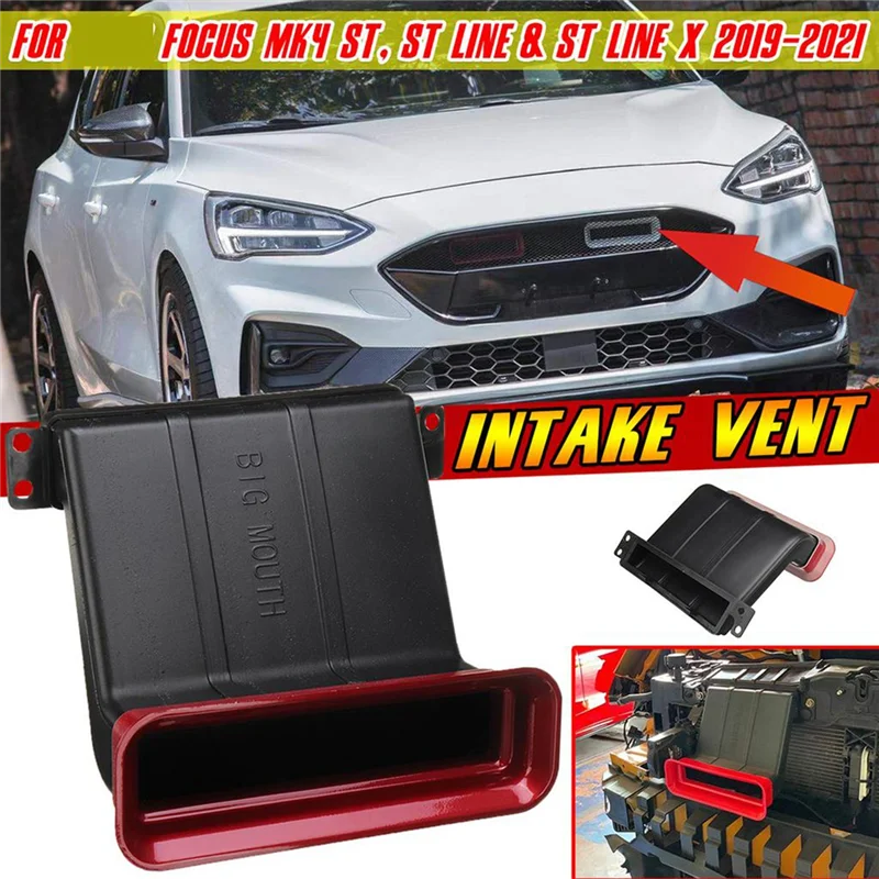 For Ford Focus MK4 Air Inlet Tuyere Intake Duct Hatchback 4D Sedan 5D Tuning Car Accessories 2019 2020 2021 Red