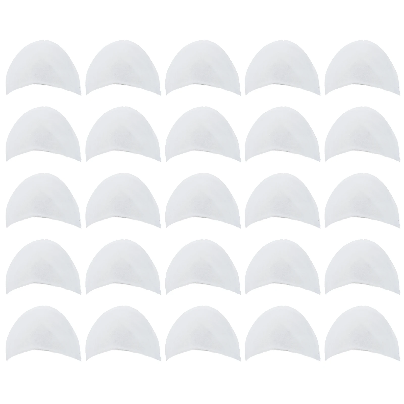 

50pcs Pads Cotton Anti Slip Reusable Washable Stretch Pliable Shoulder Enhancer For Women Rounded Shape Low Shoulder Daily Use