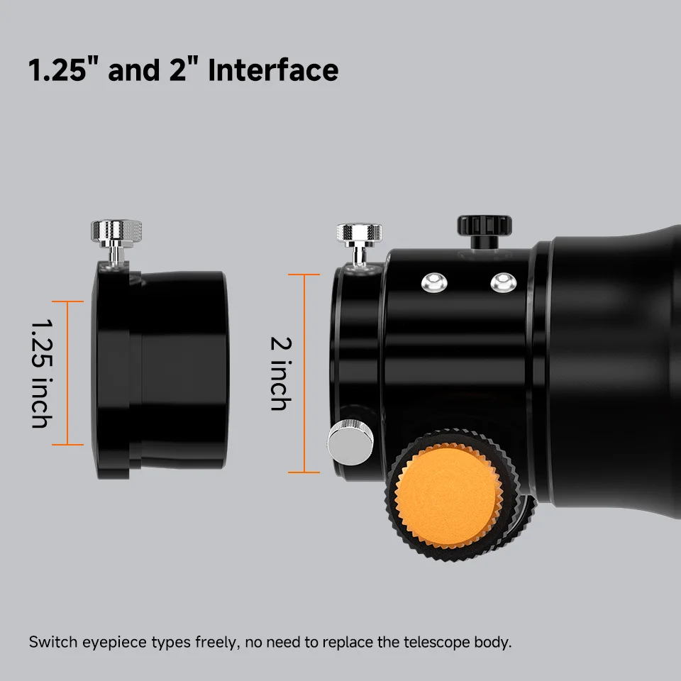 Svbony SV503 Astro Telescope 70/80/102ED Extra Low Dispersion Achromatic Refractor OTA For Exceptional Viewing Astrophotography