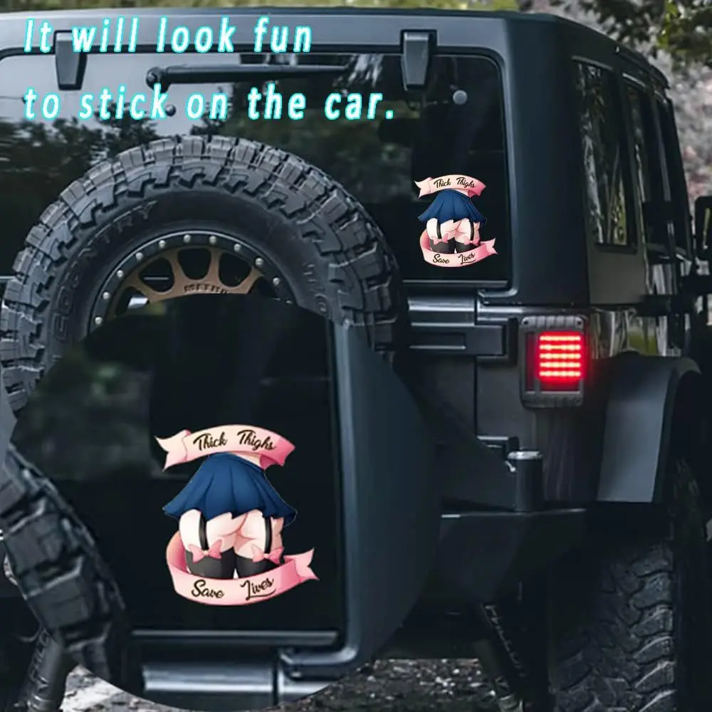 ملصق جسم أنيمي أنثوي ، سيارة ، نافذة ، كمبيوتر محمول ، دراجة نارية ، لوح تزلج ، حقائب ، ديكور ذاتي الصنع ، ملحقات ديكور ، 1 * #2