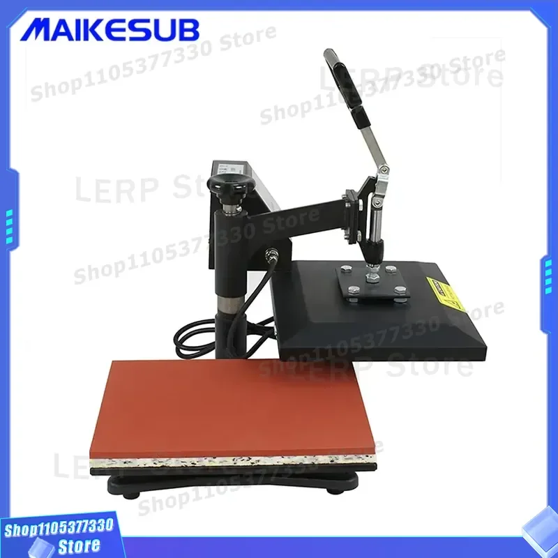 23x30cm Digital Heat Press Machine for T Shirt High Pressure Flat Bed Ironing Equipment Household Bronzing Printer Tool
