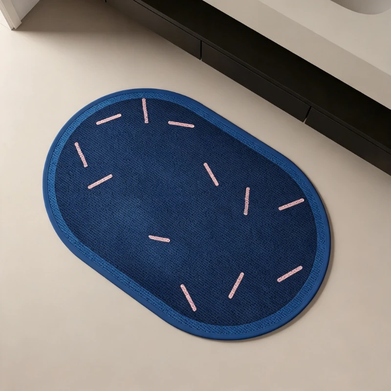 Bathroom Carpet Absorbent Non-Slip Diatom Mud Floor Mat Korean Style Solid Color Rug Toilet Mats Quick-drying Home Decor Rugs