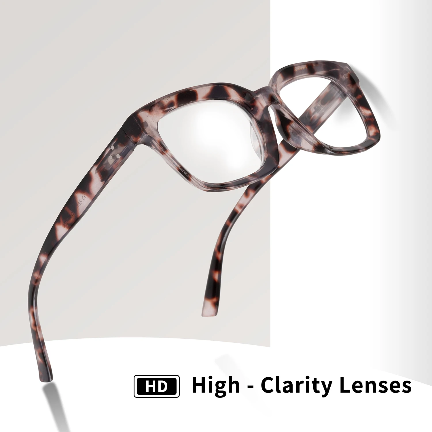 3 Pack Stylish Square Reading Glasses for Male Female Spring Hinge Blue Light Blocking Comfortable Fit Durable Construction
