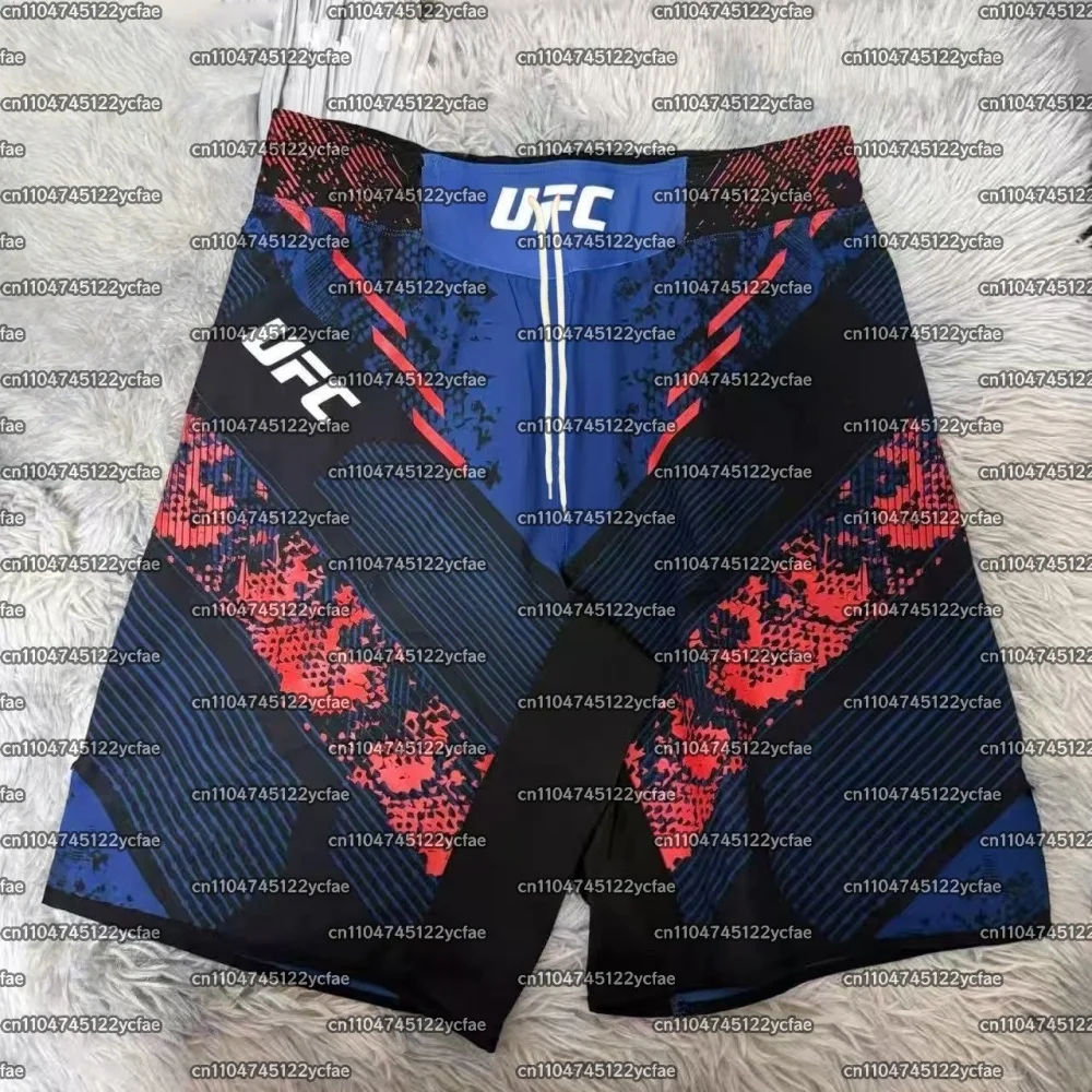 

Боксерские шорты UFC, новинка 2025 года, специальное издание, мужские шорты для фитнеса, быстросохнущие и дышащие свободные шорты для бега и фитнеса