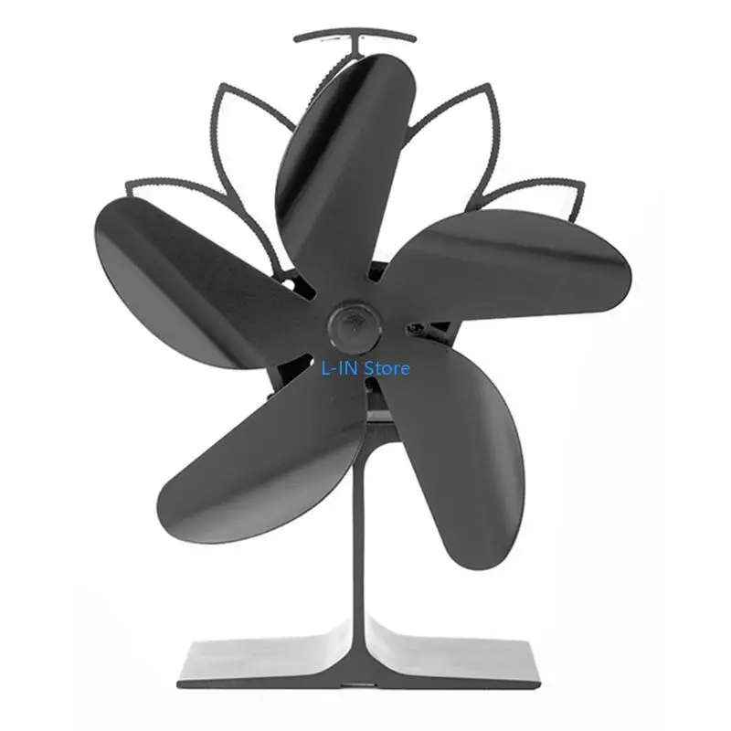 5 stove fan Home Fireplace Fan Efficient Heat Distribution SF501G