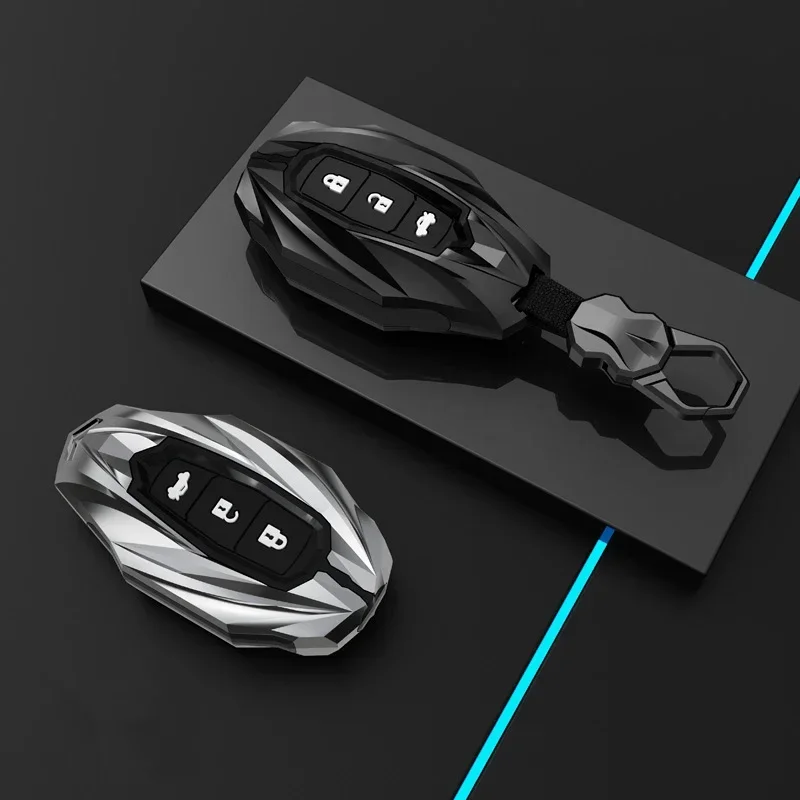 

Zinc Alloy Car Key Case For Hyundai Palisade Grandeur Azera Elantra GT Kona 2018 2019 Remote Fob Protector Cover Accessories