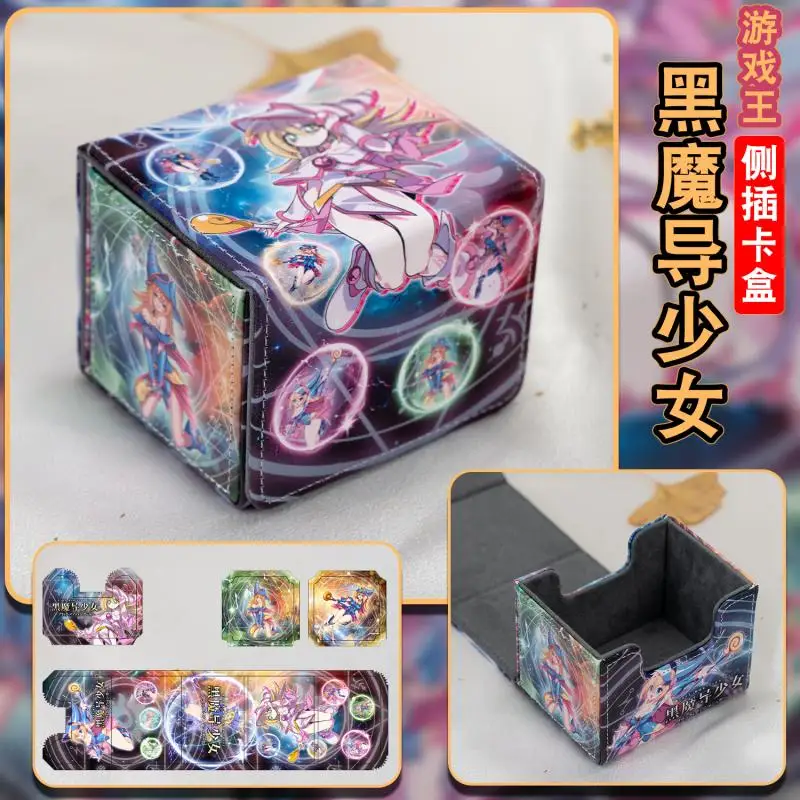 Yu-Gi-Oh! Card Box Black Magic Girl Sky Striker Ace Evil Twin Diy Portable Collection Card Storage Box Anime Peripheral Gifts