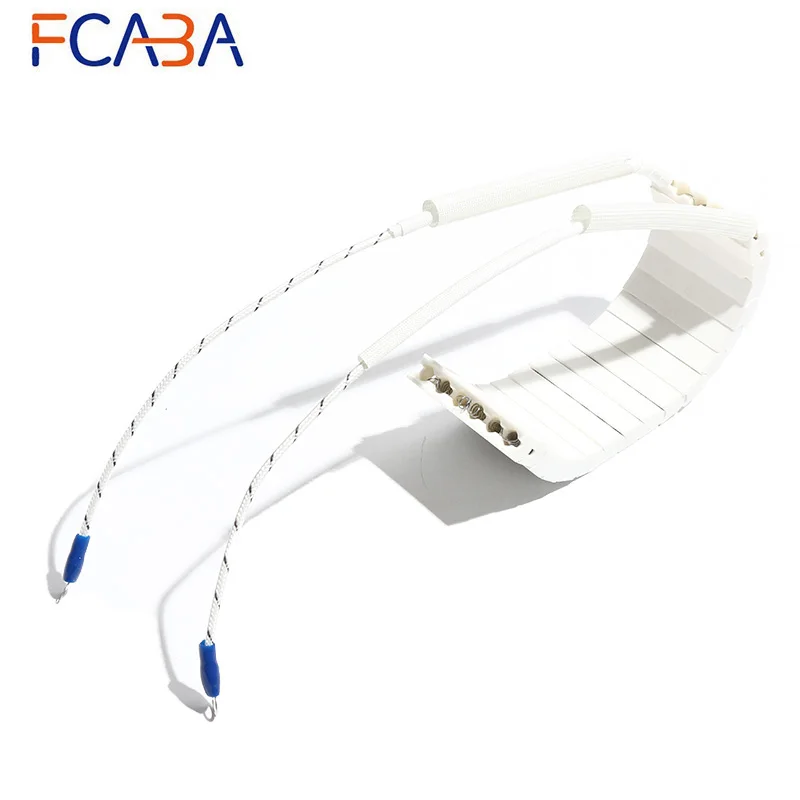 FCABA Ceramic Heating Element 150-400mmx 50mm/60mm High Temperature Uniform Heating Plate for Injection Molding Machine