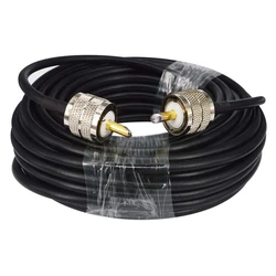 Promotion! 15M UHF Coaxial Cable RG58 Coax Cable PL259 Cable 50 Ohms CB Radio Antenna Cable UHF Male To UHF Male Low Loss UHF