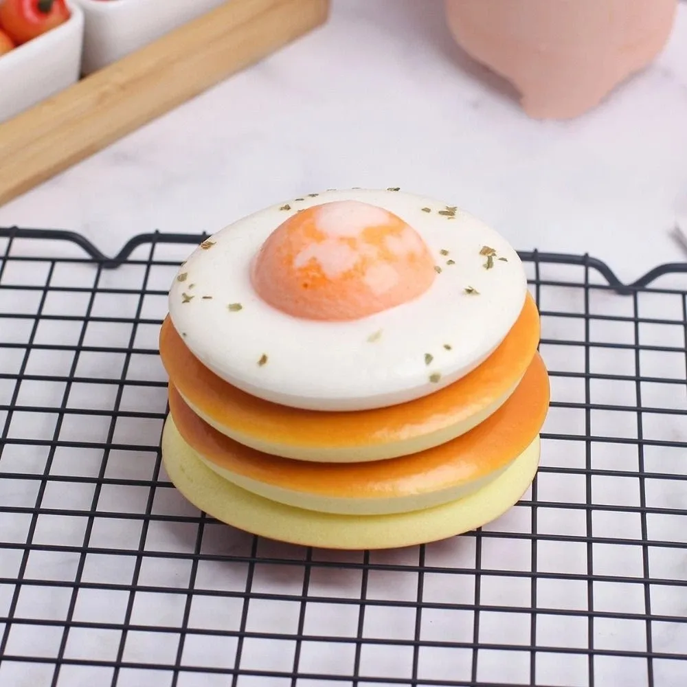 Hand Relax Simulation Bread Squeeze Toy Food Shape Slow Rebound Doughnut Bread Squeeze Toy PU Pinch Sensory Fidget Toy
