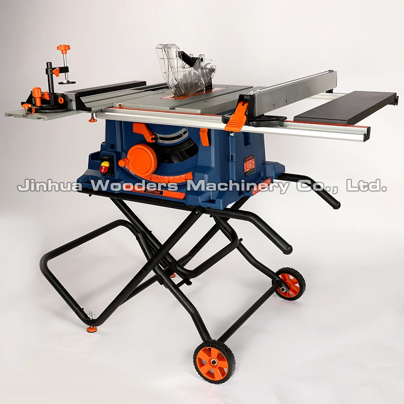Popular Hot sell LUXTER 220V 255mm 2000W Folding Table Saw sierra De Mesa+Electric Router+Router Platform for Wood Working