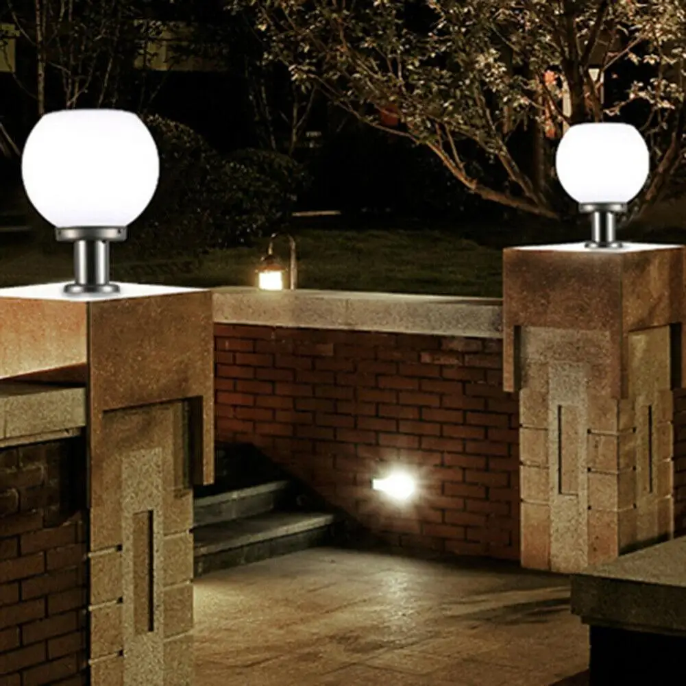 

Outdoor Lights Decoration Garden Acrylic Round Ball Solar Street Lights Stake Waterproof Decor Outdoor Accessories