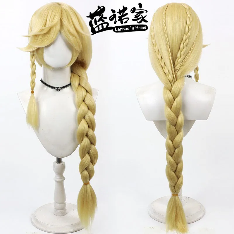 

Аниме Applejack Cos Косплей Парик Хэллоуин Карнавал Вечеринка Реквизит Синтетические волосы Термостойкое волокно + Кепка для парика