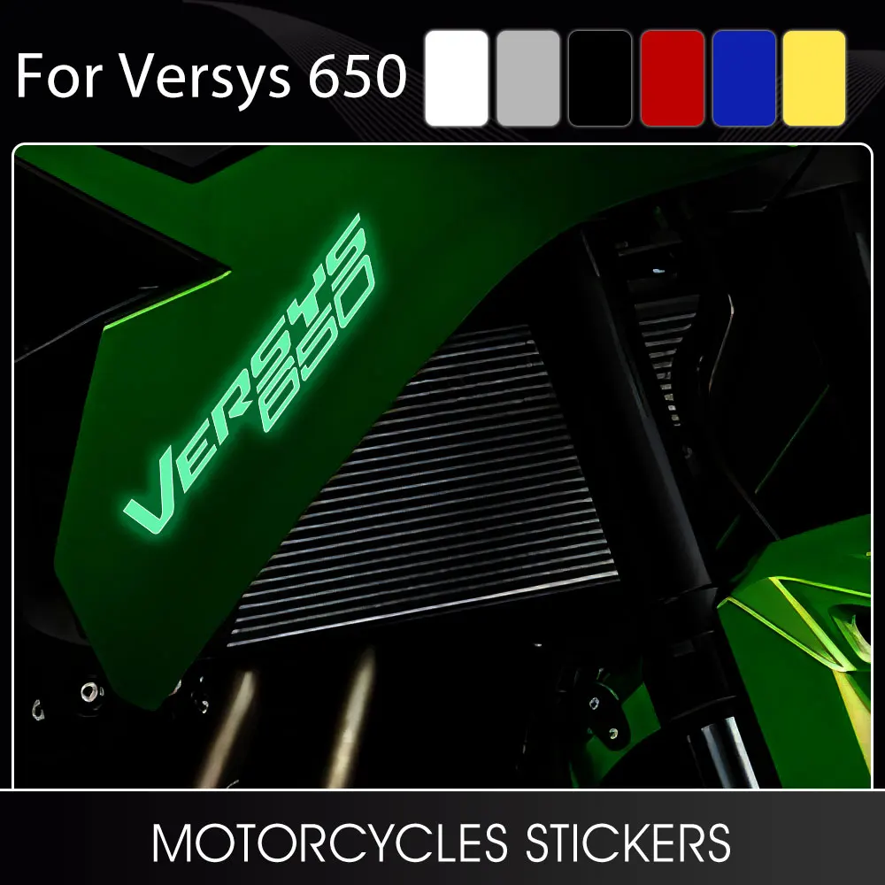 Motorcycle Glow Sticker Versys 650 Stickers for Kawasaki Versys650 2008 2010 2011 2013 2014 2015 2017 2022 2023 2024 Accessories